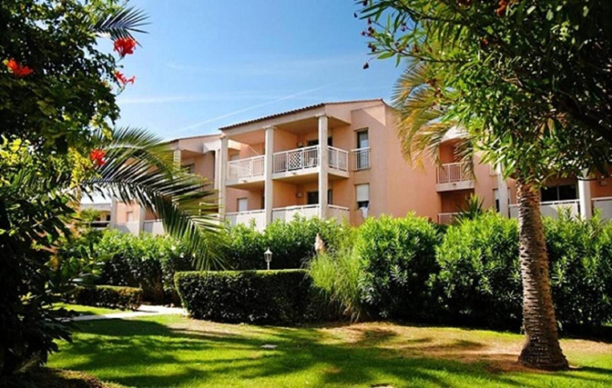 Appartement Accueillant A Golfe Juan 30 M² Piscine Exterior foto