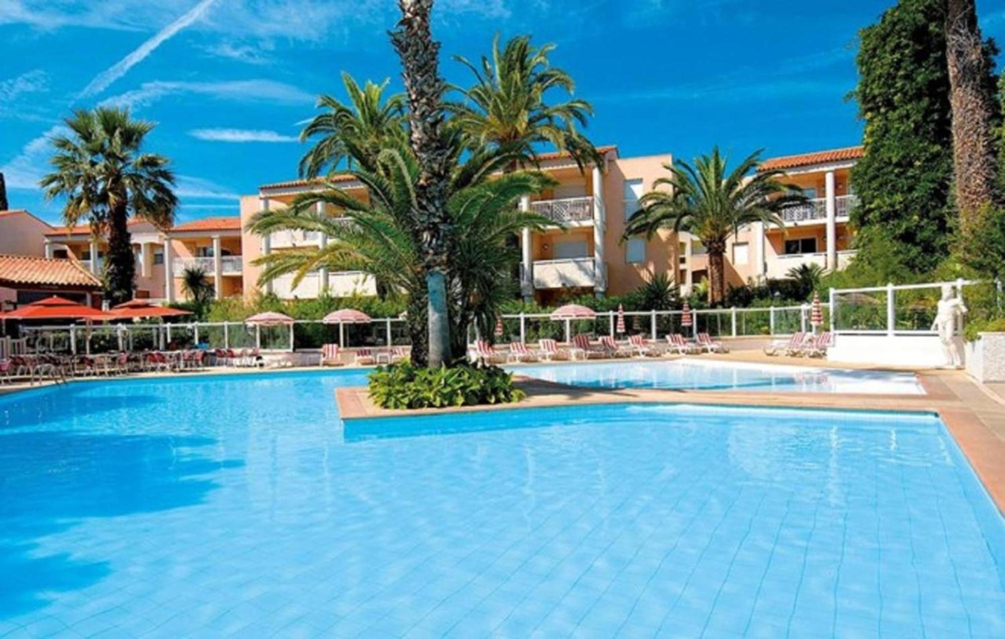 Appartement Accueillant A Golfe Juan 30 M² Piscine Exterior foto