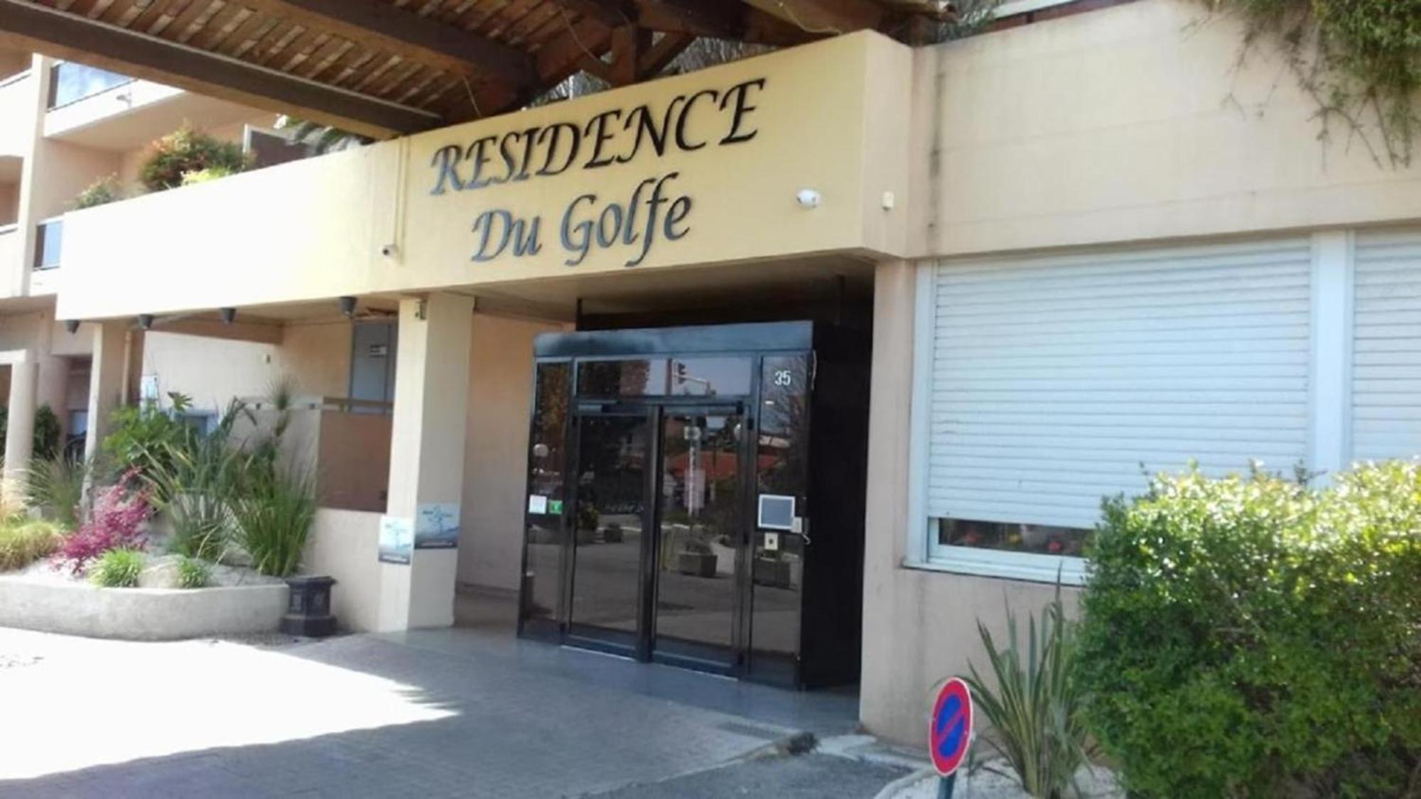 Appartement Accueillant A Golfe Juan 30 M² Piscine Exterior foto